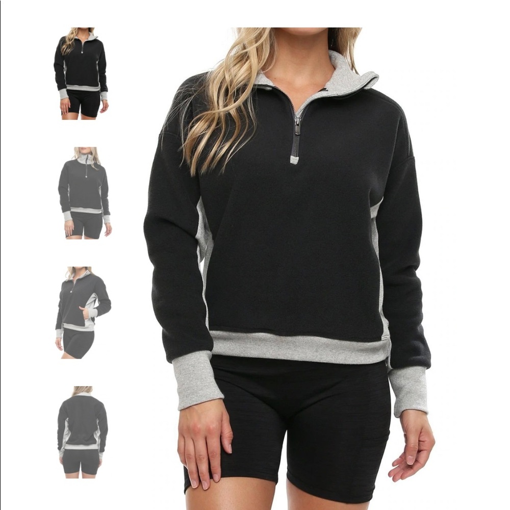 Shore Brand Women’s Portland Sherpa Pullover XS NWT moss/grey color
